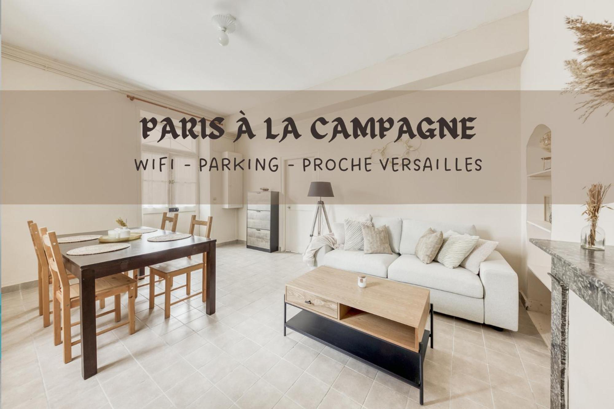 Paris A La Campagne-Parking Gratuit-Proche Versailles La Queue-les-Yvelines Exterior foto